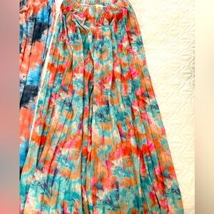 Vibrant Multicolor Tie-Dye Skirt